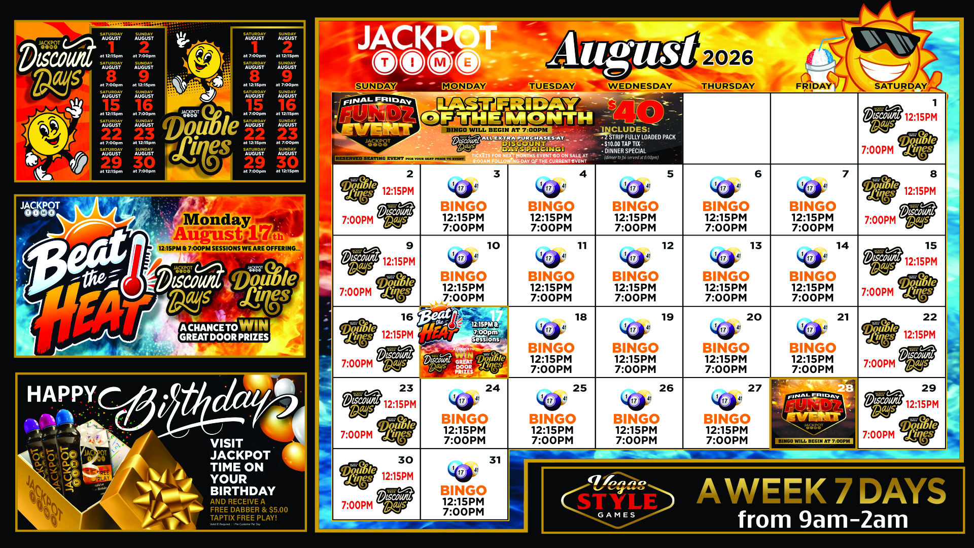 August Calendar